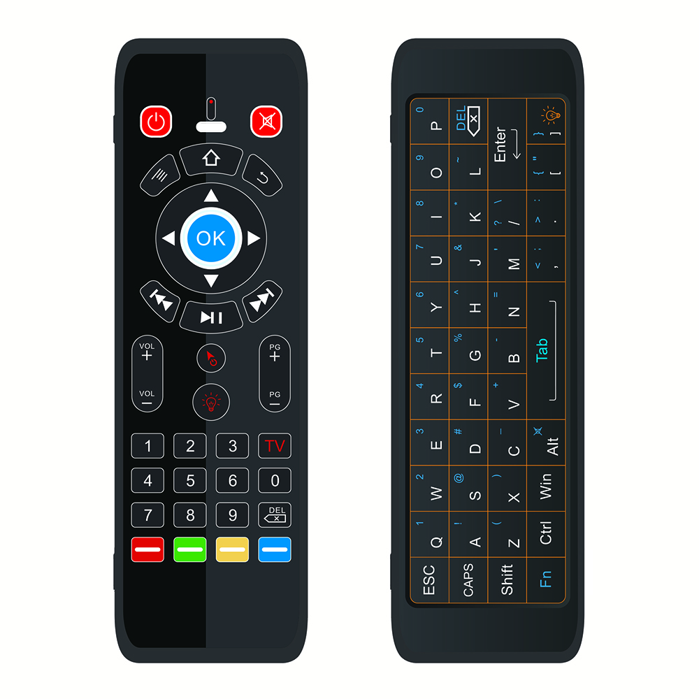 

T16 Backlight 24G Air Mouse Wireless Touchpad Keyboard QWERTY Backlit for Andriod TV Box Projector IPTV HTPC PC Laptop Wireless