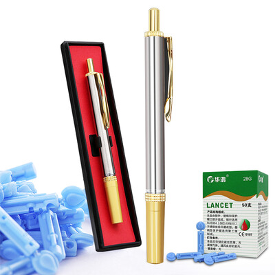 

Pharmacist stainless steel flat mouth pricking blood diarrhea blood sputum pen sputum continuous blood collection needle point lancet needle cupping with a single head XKY-101-2