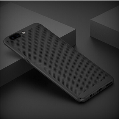 

Goowiiz Phone Case For Oneplus 55T6 Full Protection Slim Hard PC Breathable Grid Back Cover
