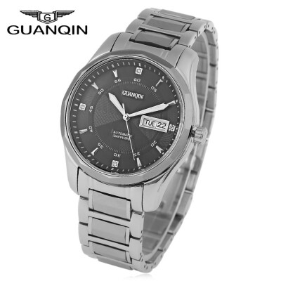 

GUANQIN GJ16013 Men Automatic Mechanical Watch Dual Calendar 10ATM Wristwatch