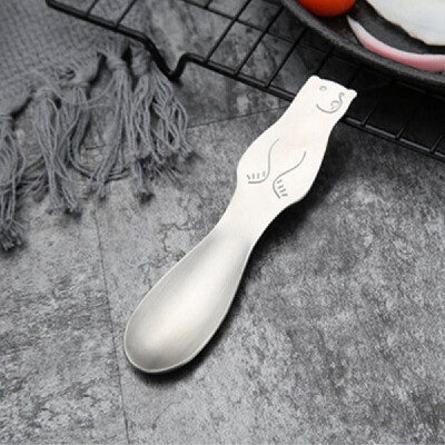 

Cute 304 Stainless Steel Fork Spoon Cartoon Polar Bear Pattern Dessert Coffee Tea Party Supplies Small Gift