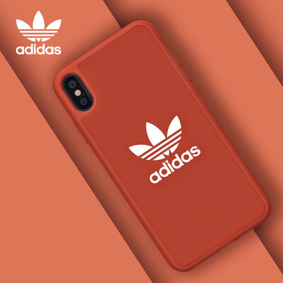 

Adidas new Apple iPhone Xs Max 65-inch mobile phone case protective sleeve fashion clover classic series anti-fall all-inclusive PU green