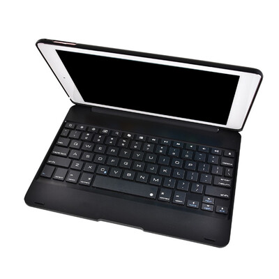 

F19 Wireless Keyboard Folio Folding Case Cover Tablet Stand Ultra Thin Wireless BT 30 for ipad air2 ipad pro 97