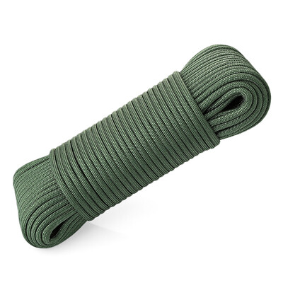 

9 Strand Parachute Cord High Strength Braid Polyester Rope for Outdoor Camping
