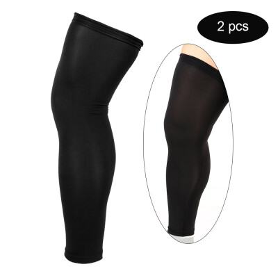 

Lixada 2PCS Long Leg Sleeve Basketball Football Knee Pad Sports Running Cycling Hiking Leg Sleeve