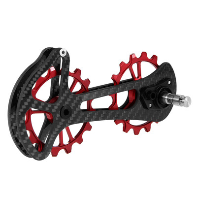 

16T Bicycle Bike Ceramic Bearing Jockey Pulley Wheel Set Carbon Fiber Rear Derailleurs Guide Bicycle Parts for Shimano 580057004
