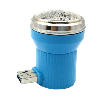 

Men Use Portable USB Power Supply Electric Beard Trimmer Shaver Beards Clipper Mustache Shaving Machine