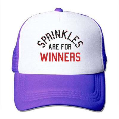 

Fdreattyuny Sprinkles Are For Winners Fashion Baseball Cap For Men&Women Adjustable Mesh Trucker Hat
