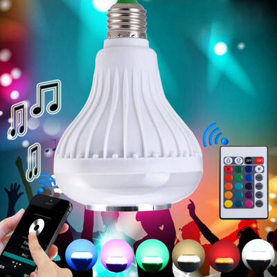 

Intelligent E27 Light Bulb Colorful LED Lamp Bluetooth 30 Speaker for Home Stage