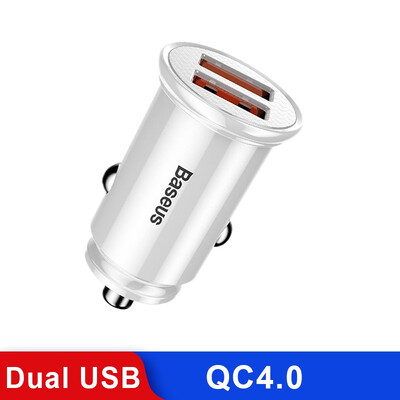 

Baseus 30W Quick Charge 40 Car Charger For iPhone Samsung AFC Huawei SCP FCP USB Type C PD 30 Fast Charging Car Phone Charger