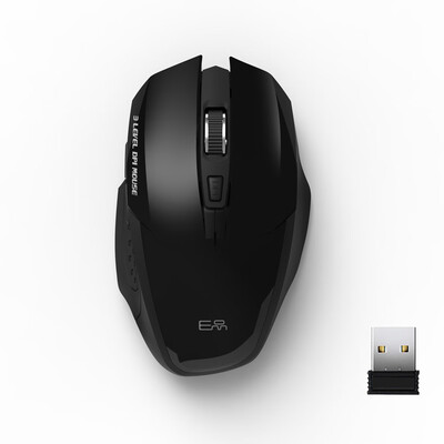 

E10 Mouse Wireless Mice 24GHz Adjustable 1600DPI Ergonomic Design 6 Buttons Portable Mini Mouse for Mac Laptop PC Computer Busine