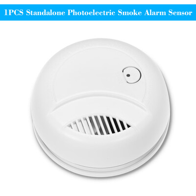 

4PCS Standalone Photoelectric Smoke Alarm High Sensitive Wireless Alarm System Security Independent Smoke Detector Fire Protection