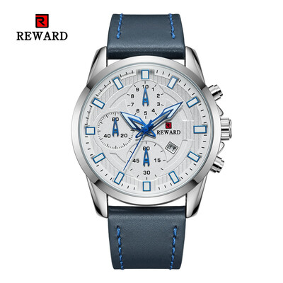 

REWARD Mens Belt Calendar Waterproof Quartz Watch Business Casual