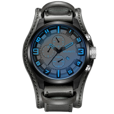 

MUNITI Fashion Sport Men Watch Life Water-resistant Quartz Man Wristwatch Relogio Musculino