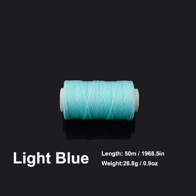 

10mm 50 Meters Long Flat Waxed Thread Waxed String for Leather Sewing