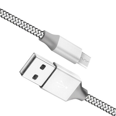 

Mobile Phone Cables Cheap Android Micro USB Nylon Braided Data Cord Cable Fast Charging Fabric Cable