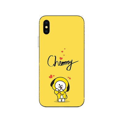 

BTS Bangtan Boys cartoon BT21 Soft Silicone Painting Case For Apple iPhone 6 6s 7 8 Plus X XR XS Max Soft TPU Printed Cover