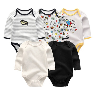 

Kiddiezoom Unicorn Baby Clothing Sets 5Pcs Rompers Babywear Bodysuits Baby Boys Clothes Newborn 0-12M Cotton Baby Girls Clothes
