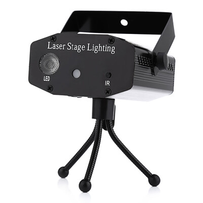 

AC 100 - 240V 9W Mini LED Laser Stage Light RGB Projector Lighting for Party DJ KTV