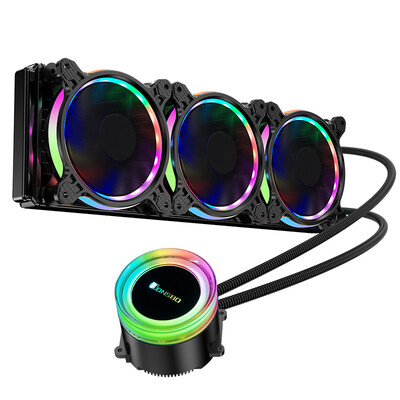 

JONSBO TW2-360 Model 601 Integrated CPU water cooling radiator RGB colorful streamer cold head 360 cold row 3 12CM temperature control fan with silicone grease