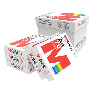 

Morning light &G red morning light A470g copy paper 500 sheets bag 5 bags box 2500 sheets APYVS957