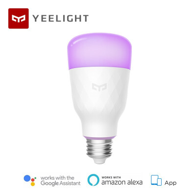 

Official Global Version Xiaomi Yeelight WiFi LED Bulb Remote Control Dimmable RGB Color Changing 60W Equivalent E27 220V