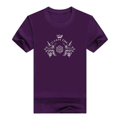 

Funny Gamer Gifts D20 Dice Carpe DM Juniors Men s T-Shirt