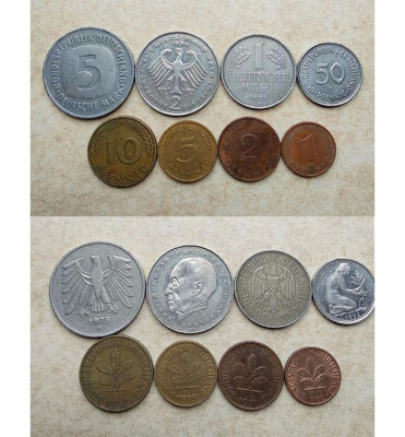 

8PCS SET Coins of Germany