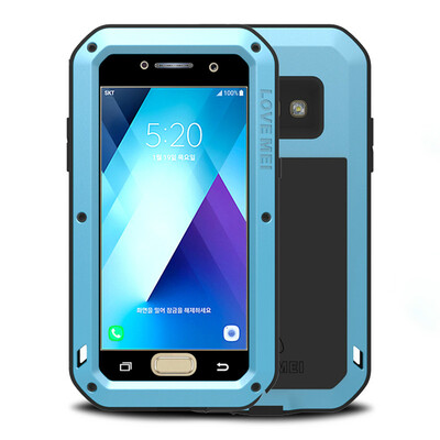 

Luxury Metal Armor Case For Samsung Galaxy A5 A3 2017 Phone Shockproof 360 Full Body Protective Cover For Samsung A5 2017 Case