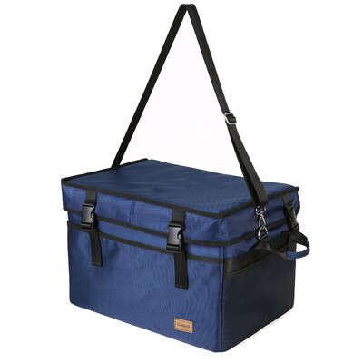 

TOMSHOO 10L 18L 28L 37L 47L 70L Large Capacity Insulated Lunch Bag with Unique Buckle Design Reusable Foldable Cooler To