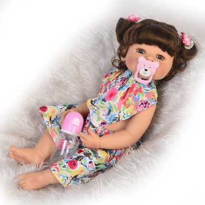 

23 57 cm Reborn Alive Babies Doll Full Body Silicone DIY Toy Truly Lovely Princess Gift Doll Baby For Kid Birthday Gift