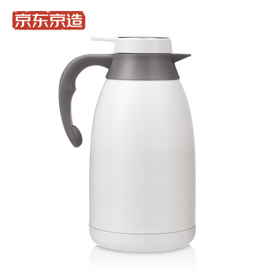 

Beijing made 304 stainless steel hot water bottle tea vacuum insulation pot 2L pearl white