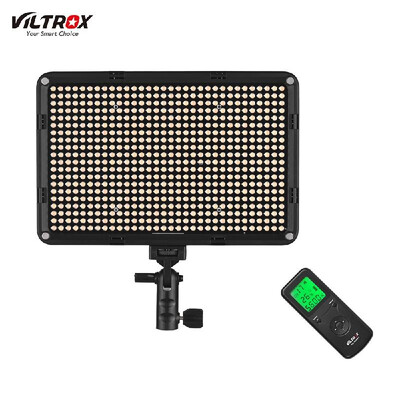 

Viltrox VL-D640T Professional Ultra-thin Bi-color Dimmable LED Video Light 3300K-5600K CRI 95 with Remote Controller for Portrait