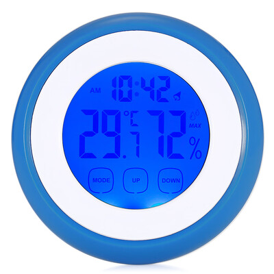 

LCD Indoor Thermometer Gauge Hygrometer Digital Alarm Clock