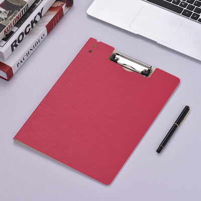 

A4 Covered Clipboard File Folder Organizer Documents Holder Writing Pad Padfolio Portfolio Tool for Office School Home Gift