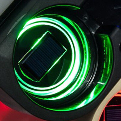 

5 Color Optional Cool Solar Led Light 68cm Cup Holder Pad Mat For Auto
