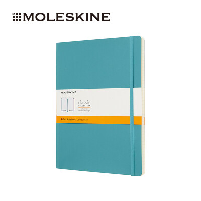 

MOLESKINE Classic Notebook Business Office Stationery Conference Notepad New Color Series Soft Face Plus Large Horizontal Hand Account Coral Blue 5543