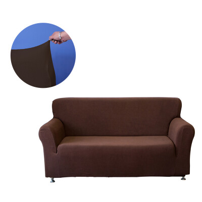 

Universal Polyester Spandex Stretchable Sofa Cover Strapless Slipcover Removable Washable Covering Mat Furniture Protector for 3 S