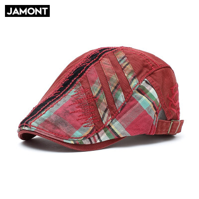 

JAMONT Optional Patchwork Cotton Flat Cap Newsboy Cabbie Golf Beret Hat Outdoors Hiking Caps