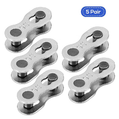 

1 Pair 5 Pair Bike Chain Link Bicycle Chain Repair Tool Bike Missing Link Bike Chain Connector 6-8S 9S 10S 11S