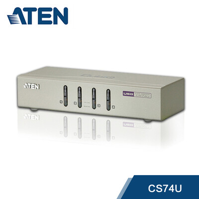 

ATEN Hongzheng 4-port USB KVM multi-computer VGA switcher desktop CS74U