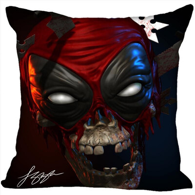

Deadpool Hot Sale Pillow Case High Quality New Years Pillowcase Decorative Pillow Cover For Wedding Decorative Christmas