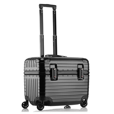 

Aluminum Frame PC Travel Rolling Lugagge Bags Suitcase Bag Trip Box Carry On 17 Inch Business Computer Trolley Case Customs lock