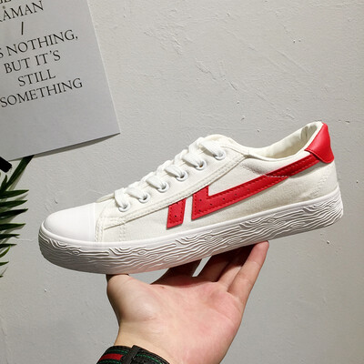 

white shoes canvas shoes student sneakers