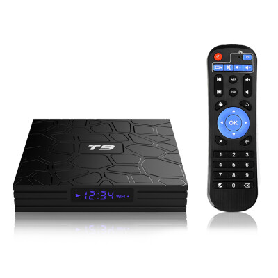 

T9 Android 81 TV Box RK3328 Quad Core 64bit 4GB 64GB Smart 4K Set Top Box VP9 H265 24G 5G WiFi BT41 HD Media Player Displa