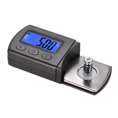 

Mini Turntable Phono LP Stylus Force Scale Gauge ±001g Accuracy LCD Display with One 5g Weight Storage Bag