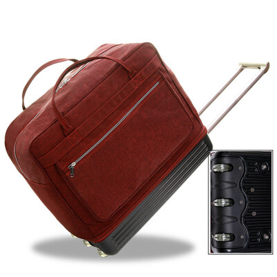 

High capacity trolley case portable baggage bag men women travel boarding check bags 28 inch luggage business 3 wheels suitcase