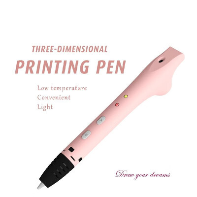 

Three-dimensional Printing Pen Low Temperature Printing Pen Doodler Model with LED Display Art Crafts Tool for Kids&Adults