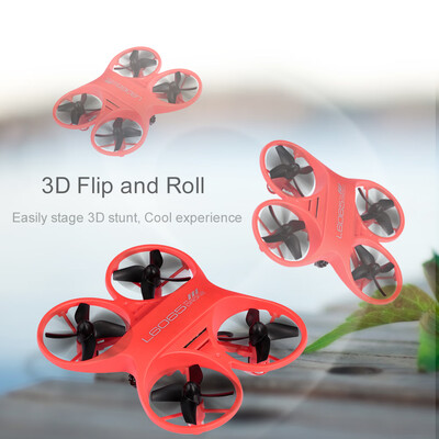 

LISHITOYS L6065 Mini RC Drone Infrared Controlled Quadcopter w LED Light Birthday Gift for Children Training