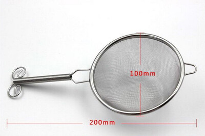 

Stainless Steel Fine Mesh Loose Tea Strainer Leaves Filter with Handle Extra Large 100 mm
